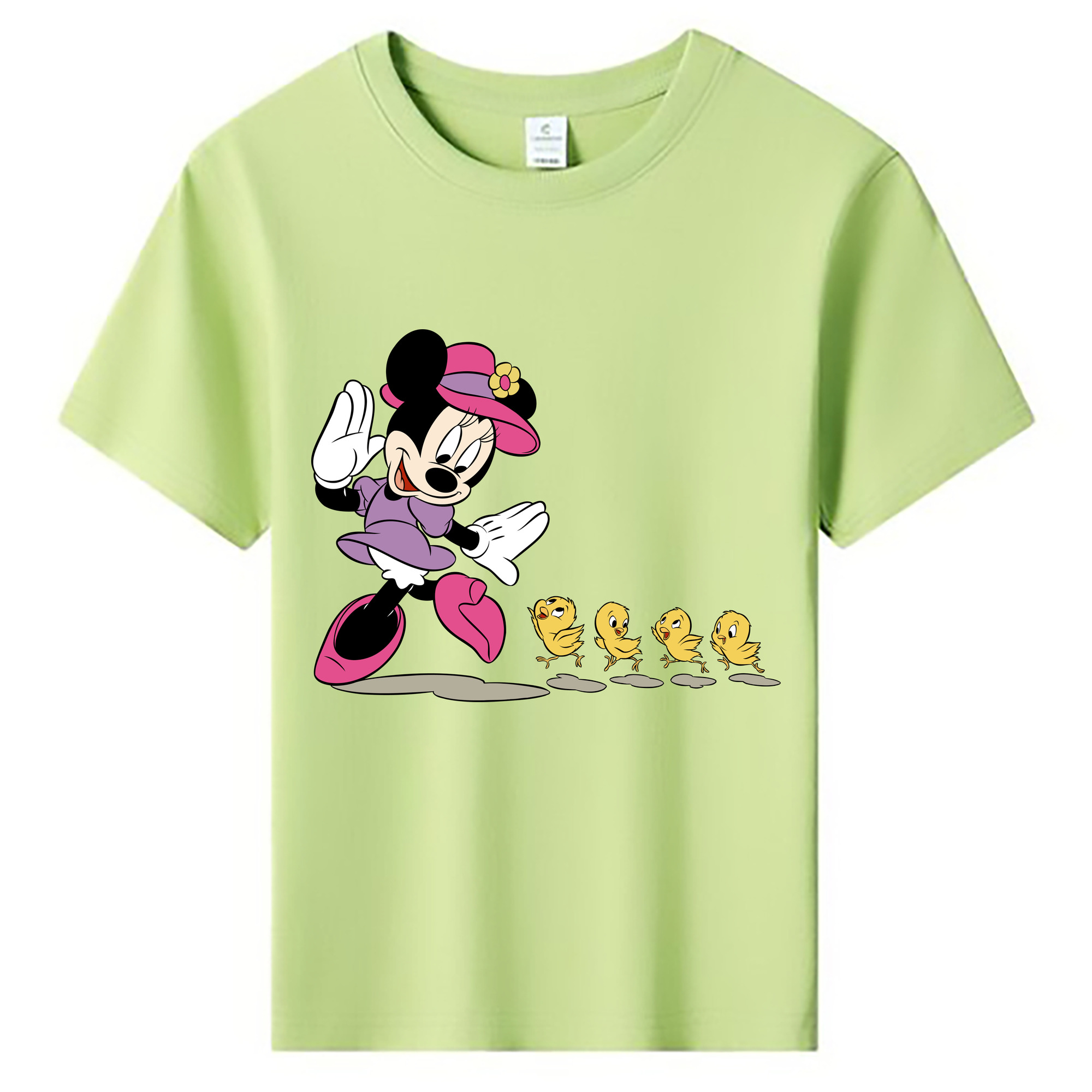 ミッキーマウス Mickey Mouse 綿100％キッズTシャツ（フロントプリント）